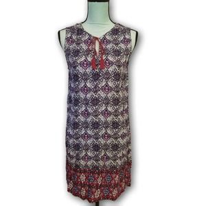 BeachLunchLounge Kayla Tassel Shift Dress Medium